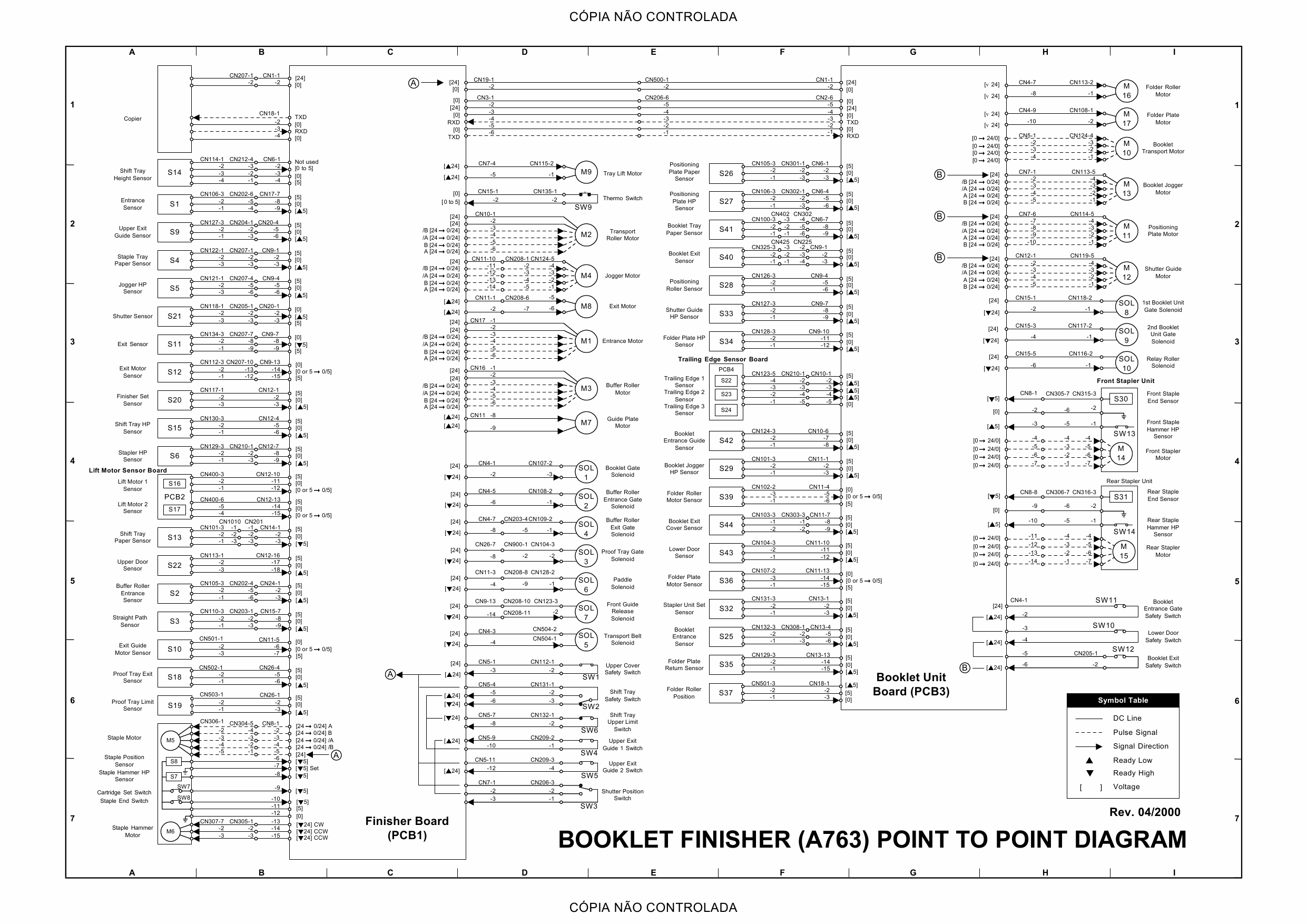 RICOH Aficio 551 551P 700 700P 1055 A292 A293 G594 B098 Circuit Diagram-4